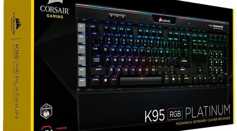 Mejor teclado gamer Corsair K95 RGB Platinum 1024x788