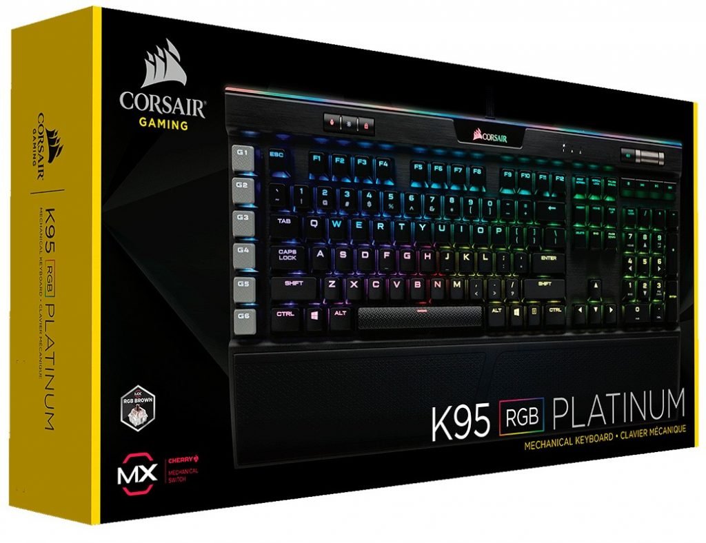 Mejor teclado gamer Corsair K95 RGB Platinum 1024x788