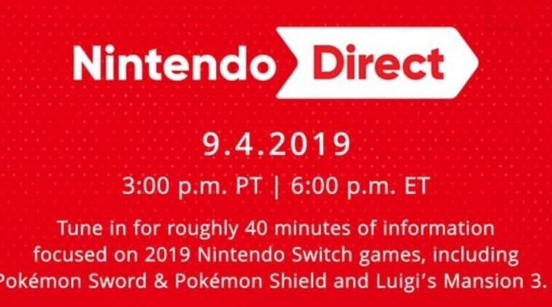Nintendo direct setiembre 4