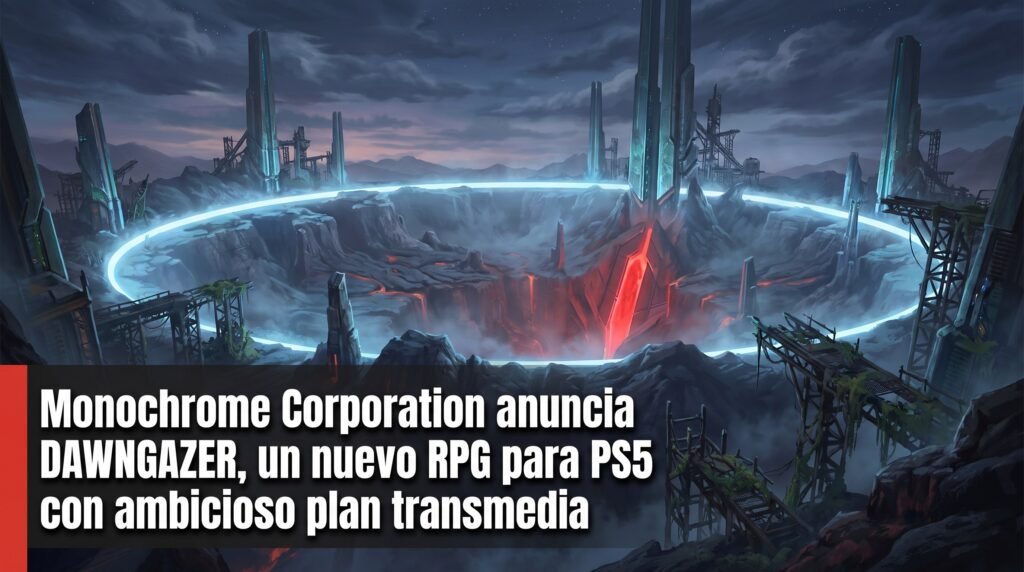 Monochrome Corporation anuncia DAWNGAZER, un nuevo RPG para PS5 con ambicioso plan transmedia