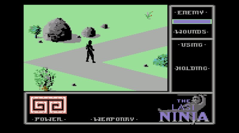 Captura de The Last Ninja en Commodore 64