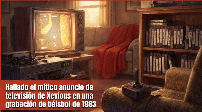 Hallado el mítico anuncio de televisión de Xevious en una grabación de béisbol de 1983