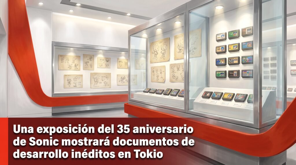 Una exposición del 35 aniversario de Sonic mostrará documentos de desarrollo inéditos en Tokio