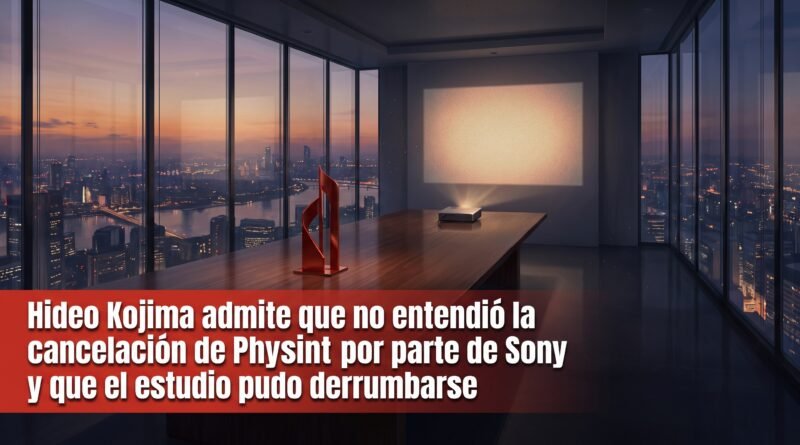 Hideo Kojima admite que no entendió la cancelación de Physint por parte de Sony y que el estudio pudo derrumbarse