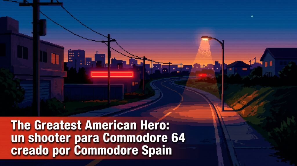 The Greatest American Hero: un shooter para Commodore 64 creado por Commodore Spain