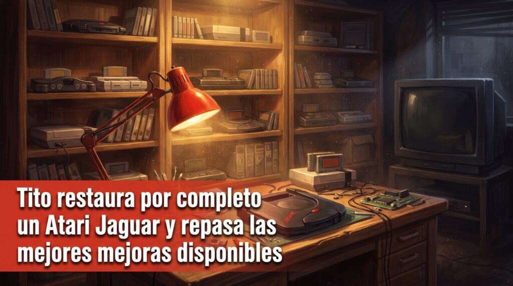 Tito restaura por completo un Atari Jaguar y repasa las mejores mejoras disponibles