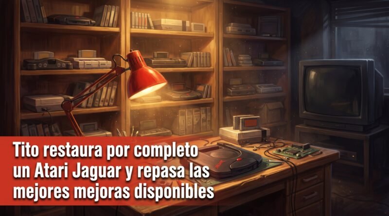 Tito restaura por completo un Atari Jaguar y repasa las mejores mejoras disponibles