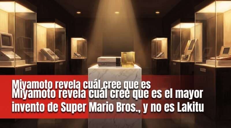 Miyamoto revela cuál cree que es el mayor invento de Super Mario Bros., y no es Lakitu Miyamoto revela cuál cree que es el mayor invento de Super Mario Bros., y no es Lakitu