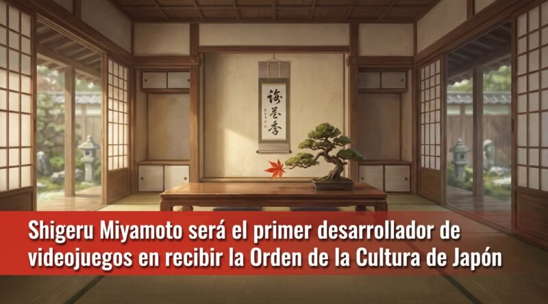 Shigeru Miyamoto será el primer desarrollador de videojuegos en recibir la Orden de la Cultura de Japón