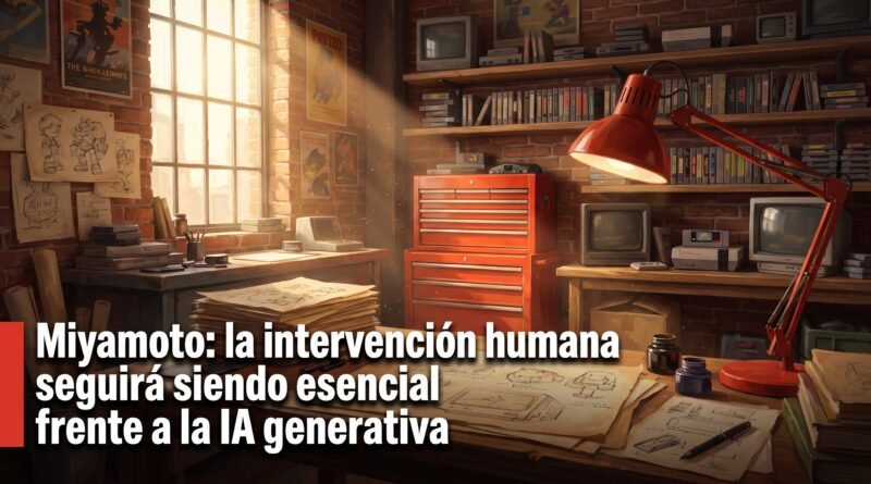 Miyamoto: la intervención humana seguirá siendo esencial frente a la IA generativa