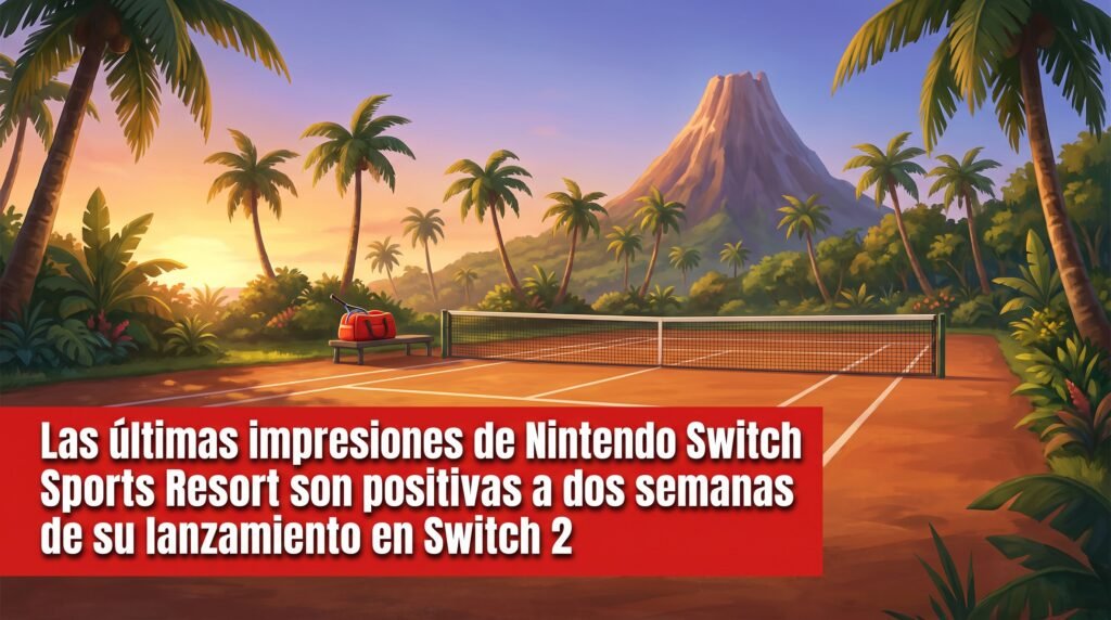 Las últimas impresiones de Nintendo Switch Sports Resort son positivas a dos semanas de su lanzamiento en Switch 2