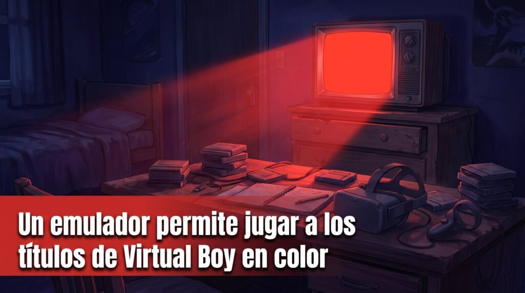 Un emulador permite jugar a los títulos de Virtual Boy en color