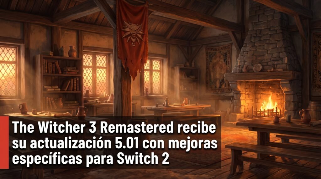 The Witcher 3 Remastered recibe su actualización 5.01 con mejoras específicas para Switch 2
