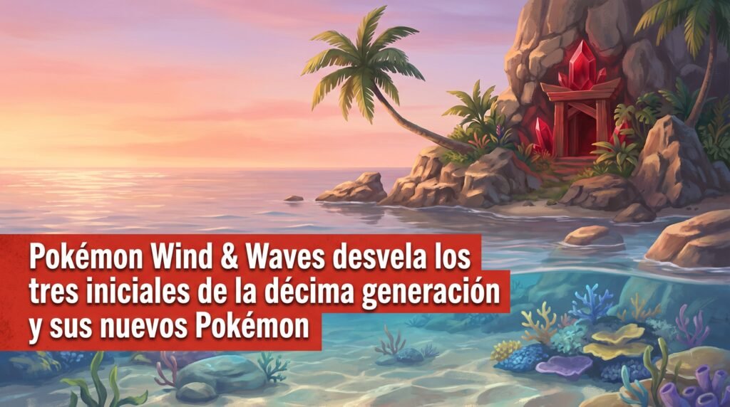 Pokémon Wind & Waves desvela los tres iniciales de la décima generación y sus nuevos Pokémon