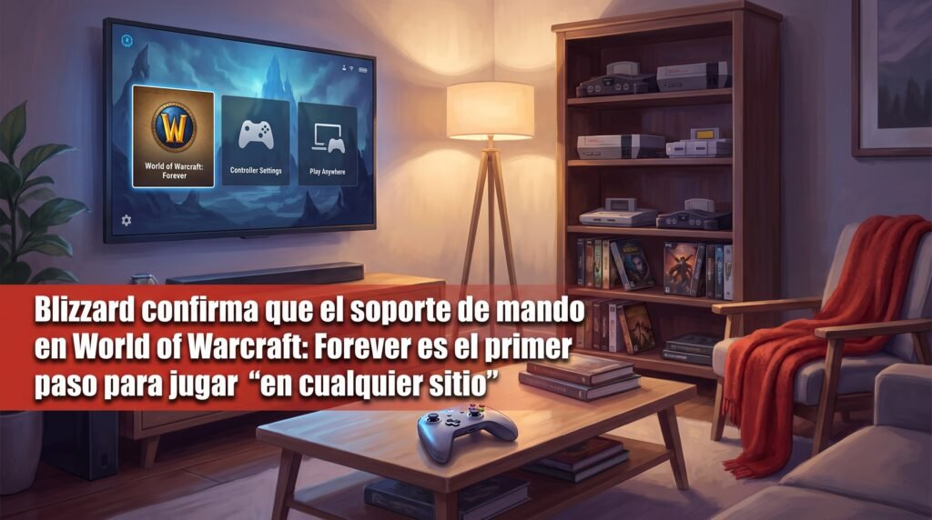 Blizzard confirma que el soporte de mando en World of Warcraft: Forever es el primer paso para jugar “en cualquier sitio”