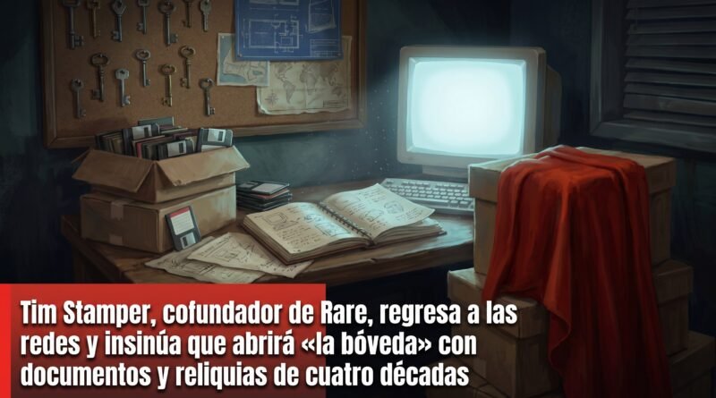 Tim Stamper, cofundador de Rare, regresa a las redes y insinúa que abrirá «la bóveda» con documentos y reliquias de cuatro décadas