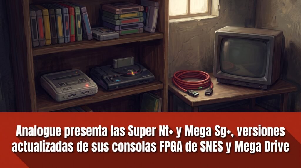 Analogue presenta las Super Nt+ y Mega Sg+, versiones actualizadas de sus consolas FPGA de SNES y Mega Drive