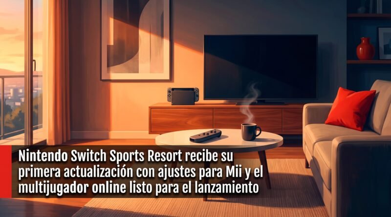 Nintendo Switch Sports Resort recibe su primera actualización con ajustes para Mii y el multijugador online listo para el lanzamiento