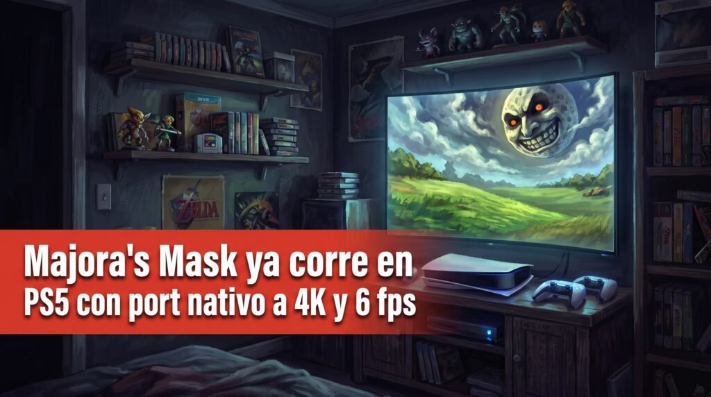 Majora's Mask ya corre en PS5 con port nativo a 4K y 60 fps