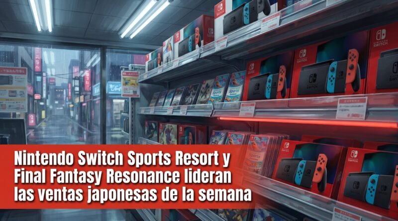 Nintendo Switch Sports Resort y Final Fantasy Resonance lideran las ventas japonesas de la semana