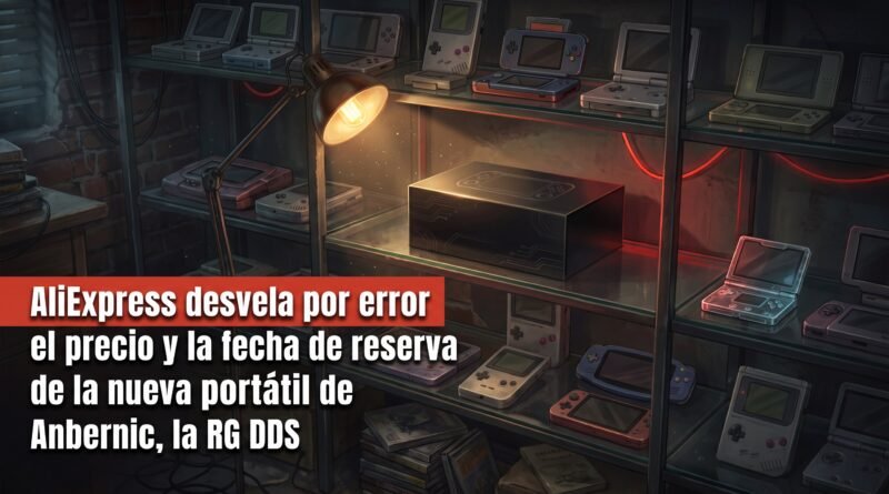 AliExpress desvela por error el precio y la fecha de reserva de la nueva portátil de Anbernic, la RG DDS