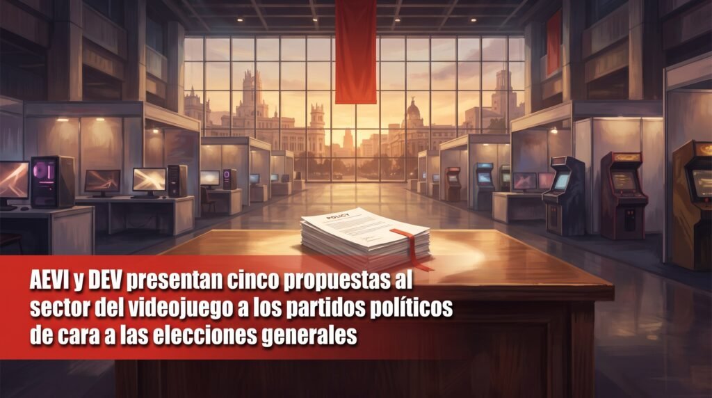 AEVI y DEV presentan cinco propuestas al sector del videojuego a los partidos políticos de cara a las elecciones generales