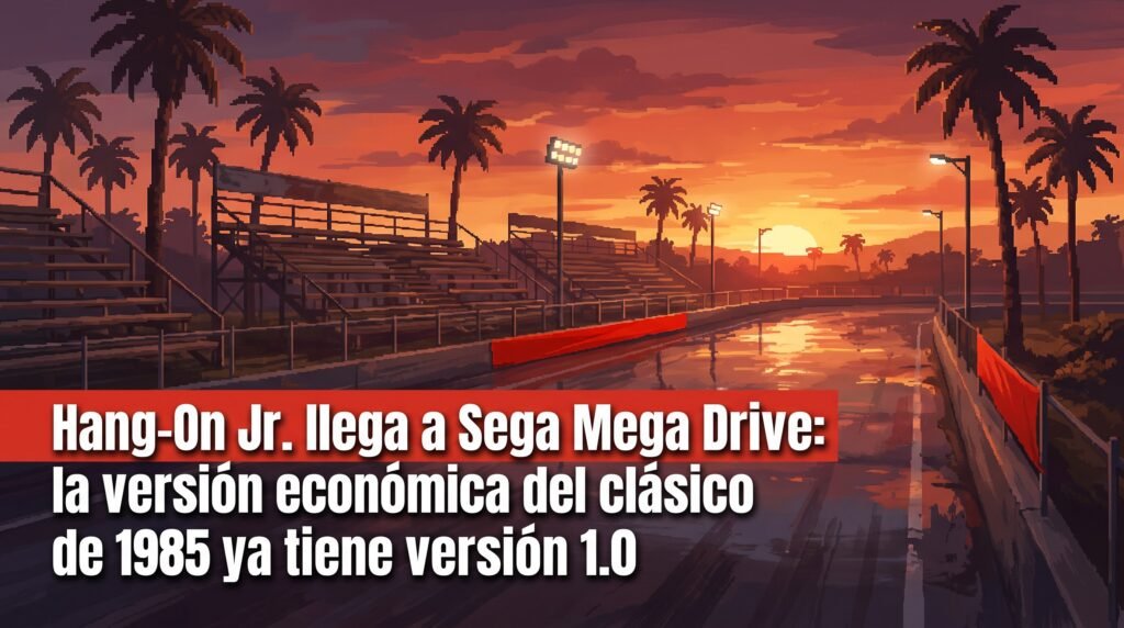 Hang-On Jr. llega a Sega Mega Drive: la versión económica del clásico de 1985 ya tiene versión 1.0