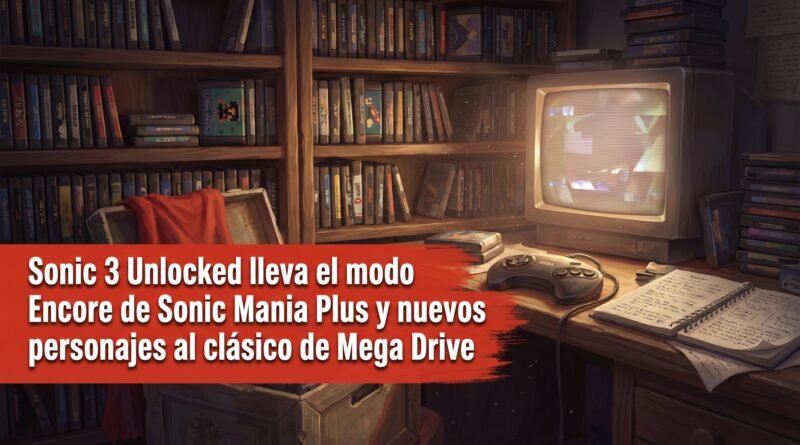 Sonic 3 Unlocked lleva el modo Encore de Sonic Mania Plus y nuevos personajes al clásico de Mega Drive