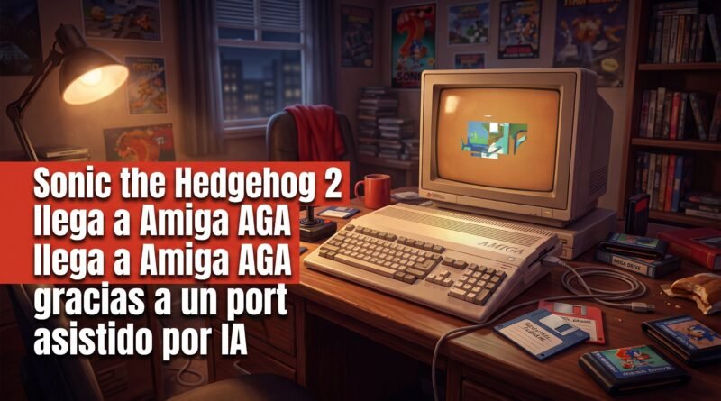 Sonic the Hedgehog 2 llega a Amiga AGA gracias a un port asistido por IA Sonic the Hedgehog 2 llega a Amiga AGA gracias a un port asistido por IA