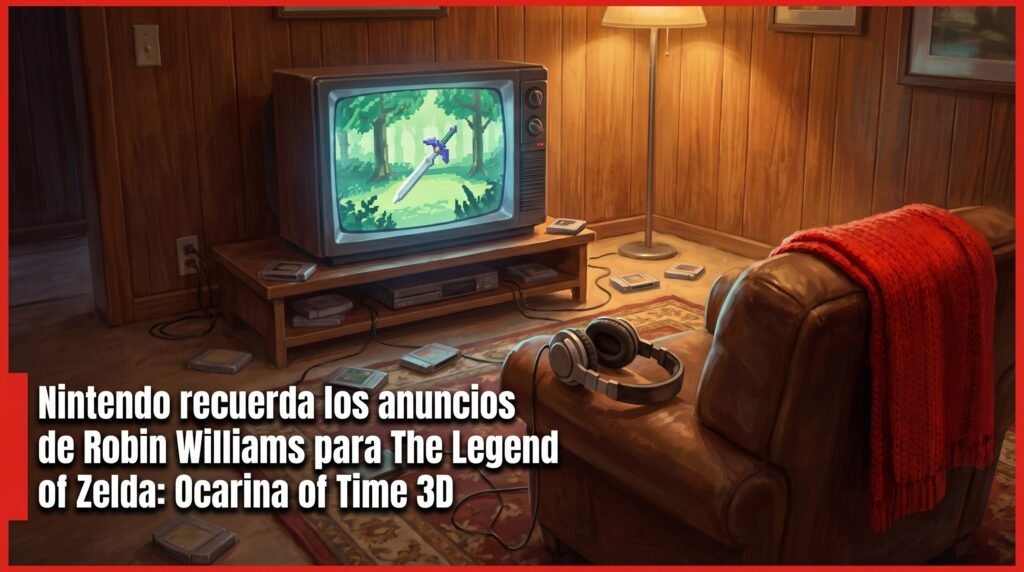 Nintendo recuerda los anuncios de Robin Williams para The Legend of Zelda: Ocarina of Time 3D