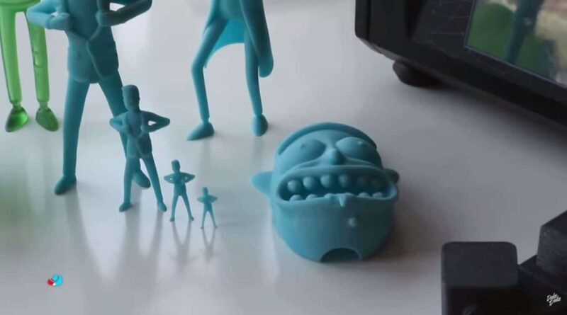 Impresora 3d anycubic dike doks rick morty